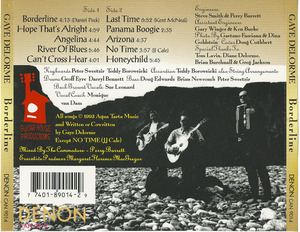 Cd gaye delorme   borderline inlay