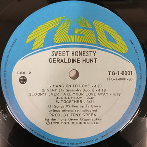 Hunt  geraldine   sweet honesty %281%29