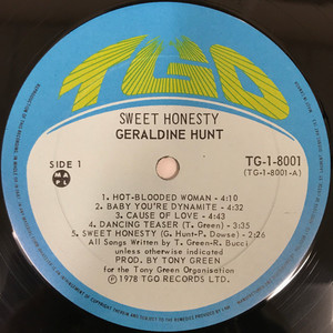 Hunt  geraldine   sweet honesty %282%29