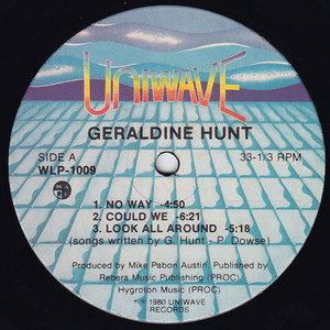 Hunt  geraldine   no way %283%29