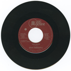 45 donjames leblanc   too much bw the magic penny vinyl 01