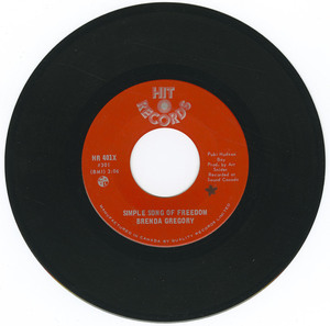 45 brenda gregory   alone together red vinyl 02