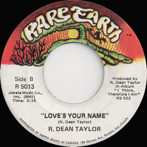 Taylor  r. dean   indiana wants me bw love's your name %281%29