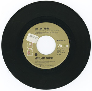 45 jay anthony   love lost woman vinyl 01
