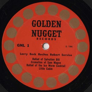 Larry beck   recites robert service label 02