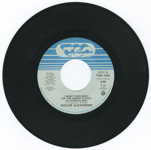 45 goldie alexander   i want your body vinyl 02