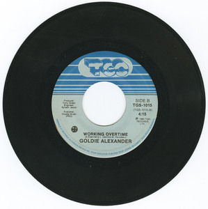 45 goldie alexander   working overtime vinyl 02