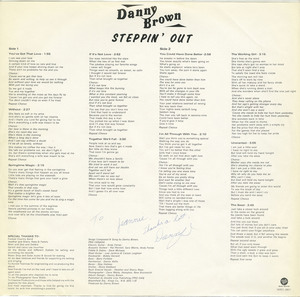 Danny brown   steppin' out insert side 01