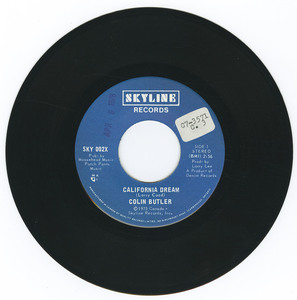 45 colin butler   california dream bw send her some flowers vinyl 01