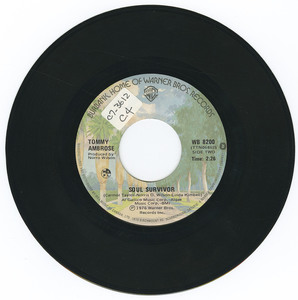 45 tommy ambrose   the night time and my baby bw soul survivor vinyl 02