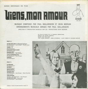 Paul baillargeon   viens  mon amour soundtrack back