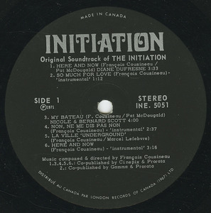 Francois cousineau   the initiation label 01