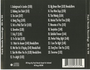 Cd frank nevada   recordings 89 to 99 inlay