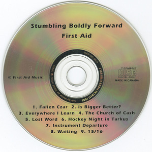 Cd first aid   stumbling boldly forward cd