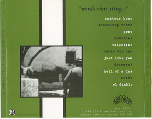 Cd showdown 76   words that sting inlay