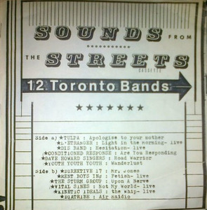 Sounds from the streets 12 toronto bands 1983 front