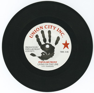45 popular front   world weary bw living on the line vinyl 01
