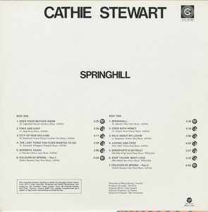 Cathie stewart   springhill ctl front