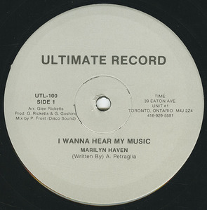 Marilyn haven   i wanna hear my music label 01