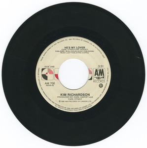 45 kim richardson   he's my lover mint copy vinyl 01