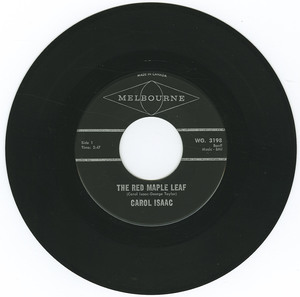 45 carol isaac   the red maple leaf vinyl 01