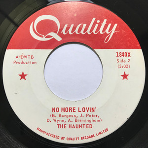 Haunted   i can only give you everything bw no more lovin' %281%29