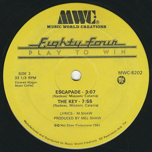 Eighty four   play to win label 02