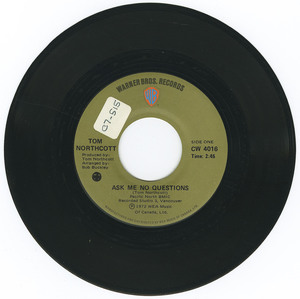 45 tom northcott   ask me no questions bw the last thing on my mind vinyl 01