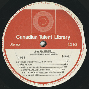 Ray st. germain   with the hames sisters ctl label 02