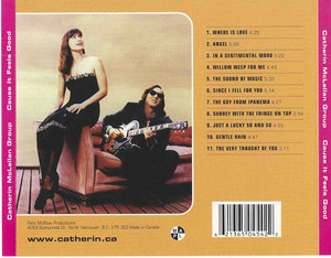 Cd catherine mclellan group   cause it feels so good inlay