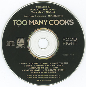 Cd too many cooks   food fight cd