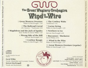 Cd great western orchestra   wind in the wire inlay