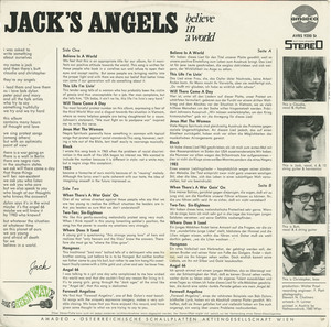 Jack's angels   believe in a world nm back