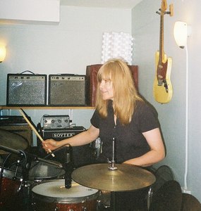 Miriam with drums