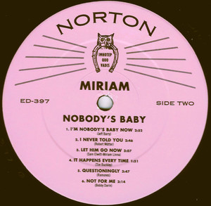 Linna  miriam   nobody's baby %282%29