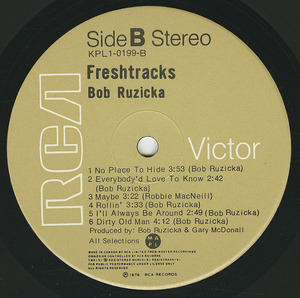 Bob ruzicka   fresh tracks label 02