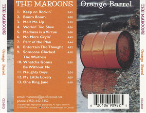 Cd maroons   orange barrell inlay