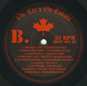 Va oi let's go canada label 02