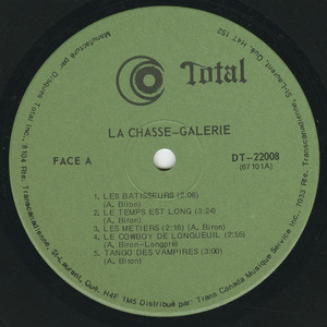 La chasse galerie   st label 01