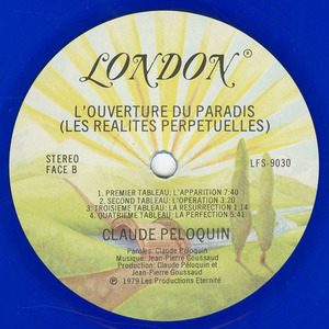 Claude p%c3%a9loquin   l'ouverture du paradis label 02