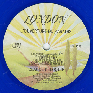 Claude p%c3%a9loquin   l'ouverture du paradis label 01