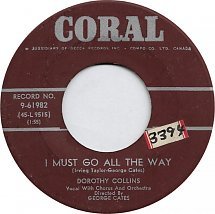 Dorothy collins i must go all the way coral 2 s