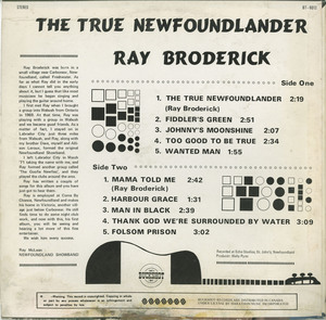 Ray broderick   the true newfoundlander back