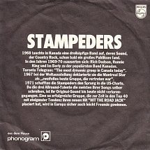 Stampeders hard lovin woman philips 2  back