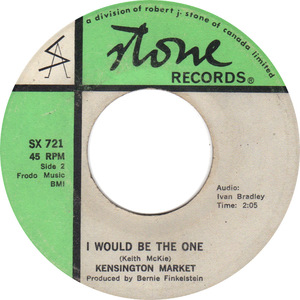 Kensington market i would be the one stone b