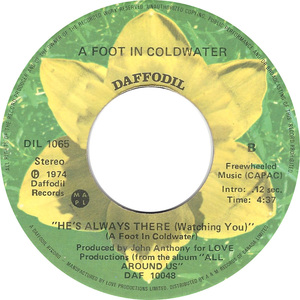 A foot in coldwater i know what you need 1975 b ix