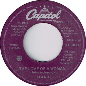 Klaatu the love of a woman capitol aiii