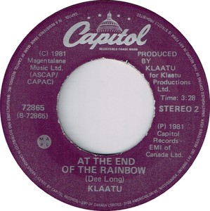 Klaatu at the end of the rainbow capitol biii