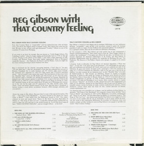 Reg gibson   country feeling back