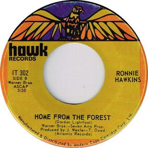 Ronnie hawkins home from the forest hawk biii